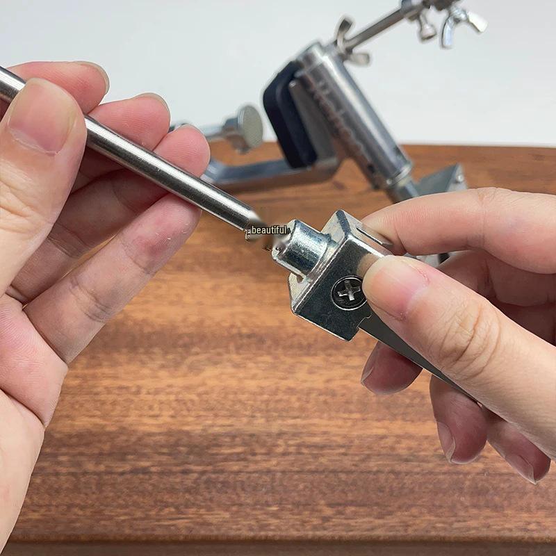 Ruihe Rehoo Металлический держатель для заточки ножей с фиксированным углом, вращающийся на 360°, RH006