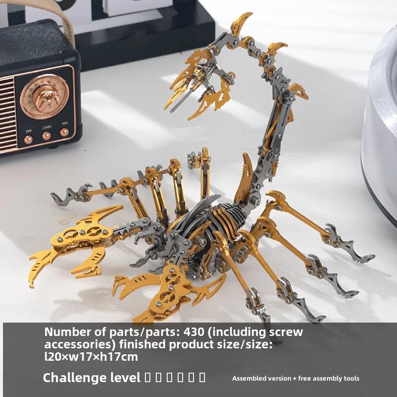 3D сборочный комплект подарки для детей антистресс металлические механические насекомые животные головоломки игрушки своими руками для взрослых P485