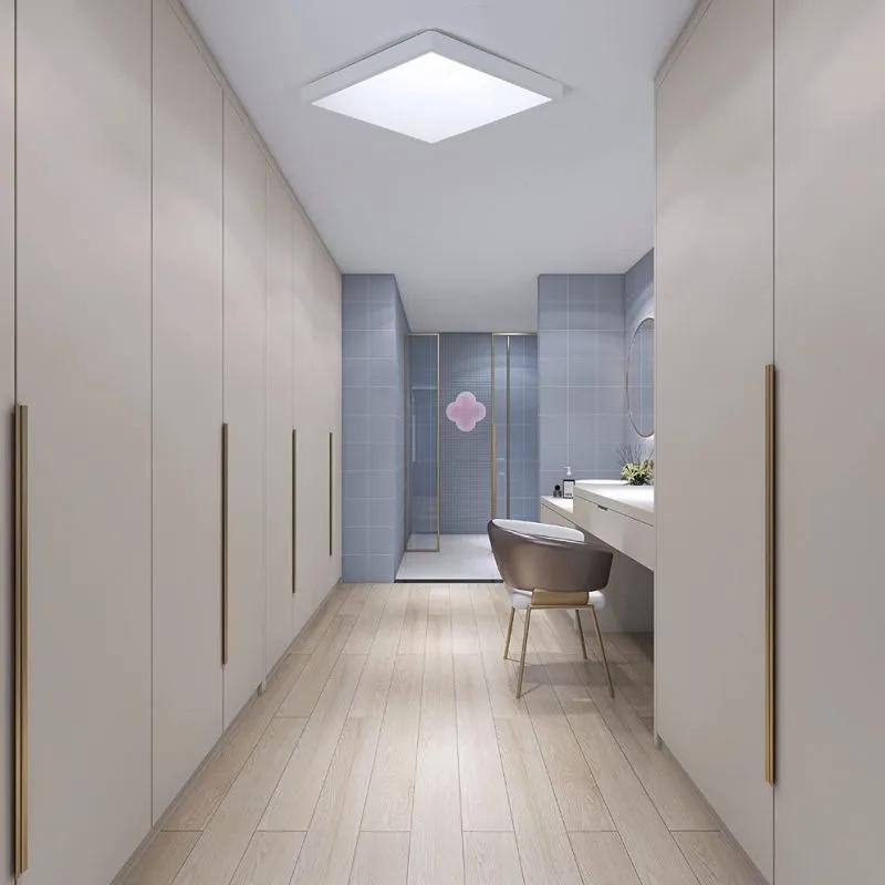 Светодиодный потолочный светильник 24 Вт 2700LM IP45 Водонепроницаемый потолочный светильник Тонкий 6500K Холодный белый Современный потолочный светильник для гостиной, кухни, ванной комнаты, балкона