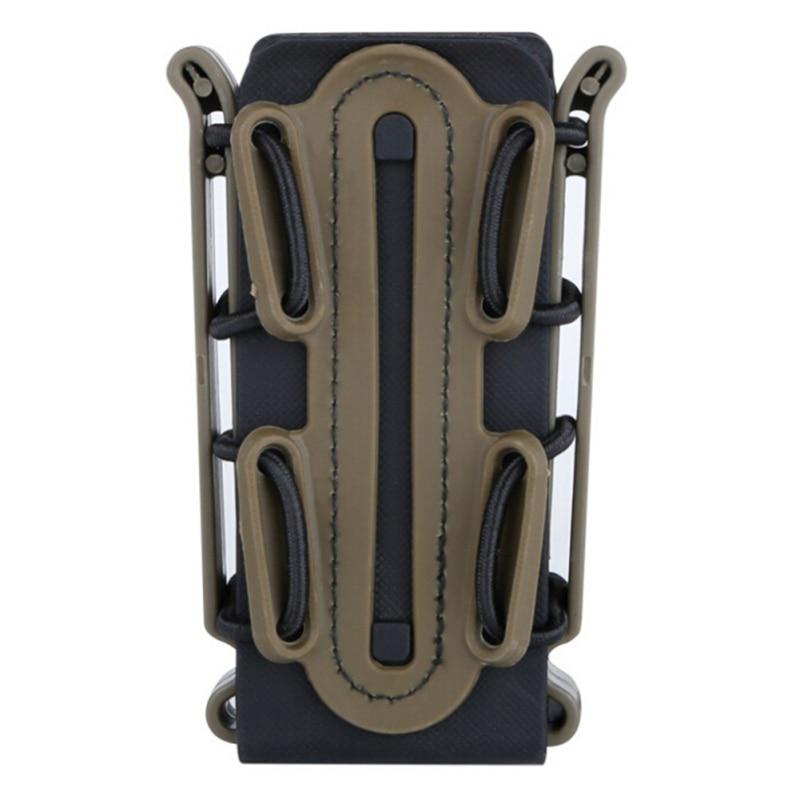 Тактическая сумка для журналов 9 мм, кобура для страйкбола, охоты и стрельбы, держатель для винтовки, мягкая сумка для переноски с зажимом для ремня