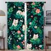 Кошка в саду Элегантные шторы для гостиной Украшения на Хэллоуин Затемняющие шторы Тюль для спальни Ребёнок