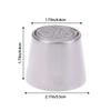 Stainless Steel Flower Squeeze Mouth Large Size Cream Nozzles  for Cupcake Decoration