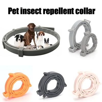 Ошейник для контроля и профилактики, регулируемый ошейник для домашних животных от блох, клещей, для собак и кошек, натуральные вредители, водонепроницаемые товары для домашних животных от блох