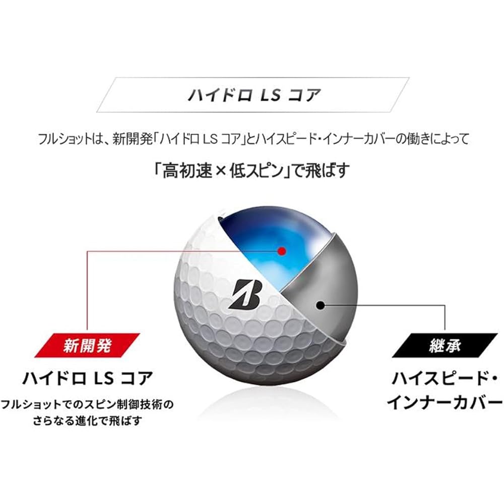 Мячи для гольфа Bridgestone TOUR B X Модель 2022 года Упаковка 12 штук