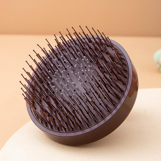 Массажер для кожи головы, щетка для шампуня с эргономичной ручкой для мужчин и женщин, портативный дорожный очиститель для роста волос, скруббер, щетка для очистки