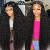 Front Lace Wig, women's medium-sized small curly long curly hair, fluffy natural full head cover in stock