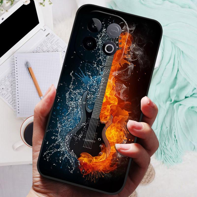 Для VIVO iQOO Z10 Turbo Pro Чехол Силиконовая Задняя Крышка Чехол для Телефона для iQOO Z10Turbo Pro Чехлы VIVO Y300 GT 5G Мягкий бампер coque