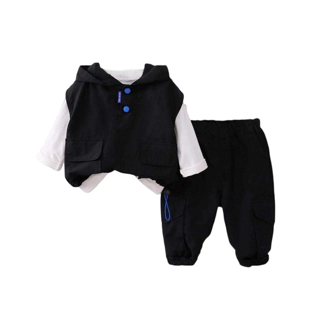 Детский повседневный комплект с длинным рукавом, удобные наряды для повседневной носки