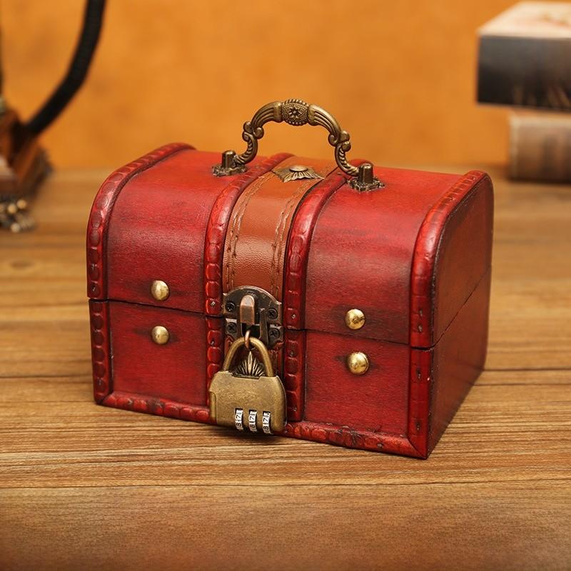 Organizer Wooden Modern Storage Box For Cosmetics Living Room Gift Decoration