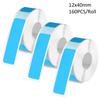 3Rolls Blue Label Printing Stickers, 12mm X 40mm,160PCS/RollMajor Brand Label Printers for Home