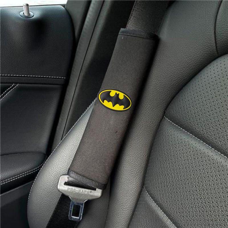Batman Automobile Seat Belt Shoulder Protector Cartoon Unique DC Peripheral Car Safety Belt Anti-Strangulation Neck Protective Cover Decoration