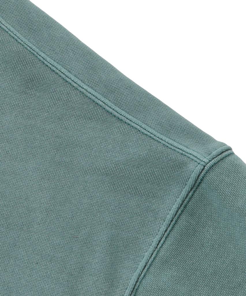 [M~4XL] Худи с пигментным логотипом Arch_Зеленый