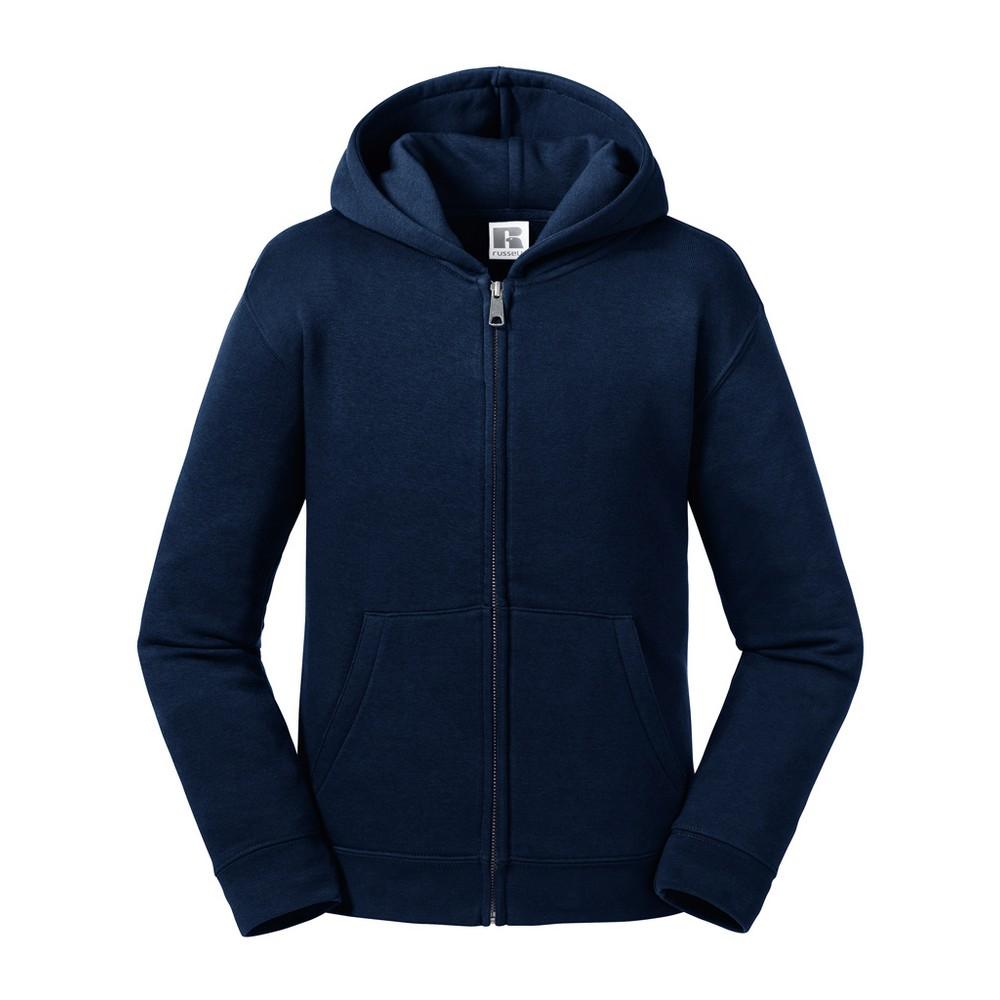 Russell Kids/Childrens Authentic Zip Hooded Sweatshirt