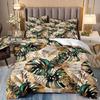 Tropical Rainforest 3D Printed Bedding Three-Piece Plant Flower Quilt Cover