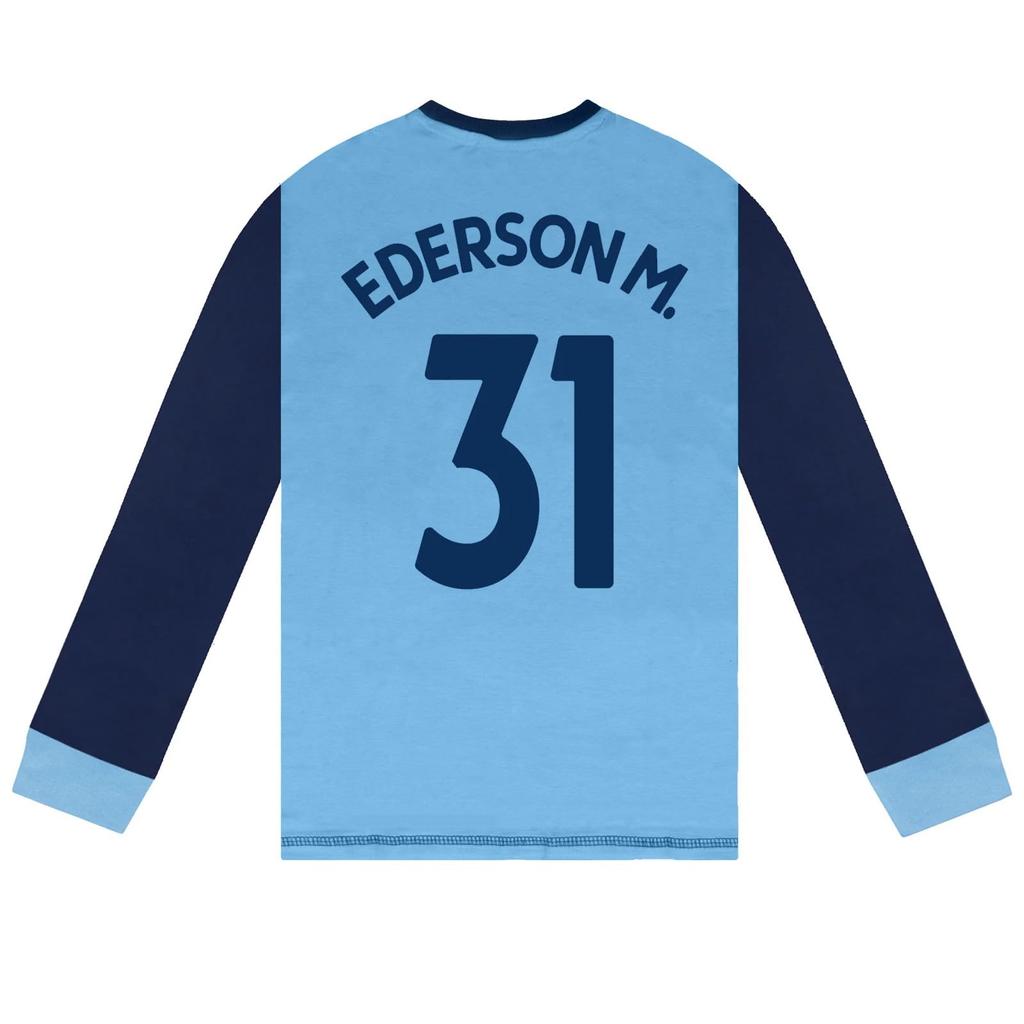 Manchester City FC Boys Ederson M. 31 Long Pyjama Set