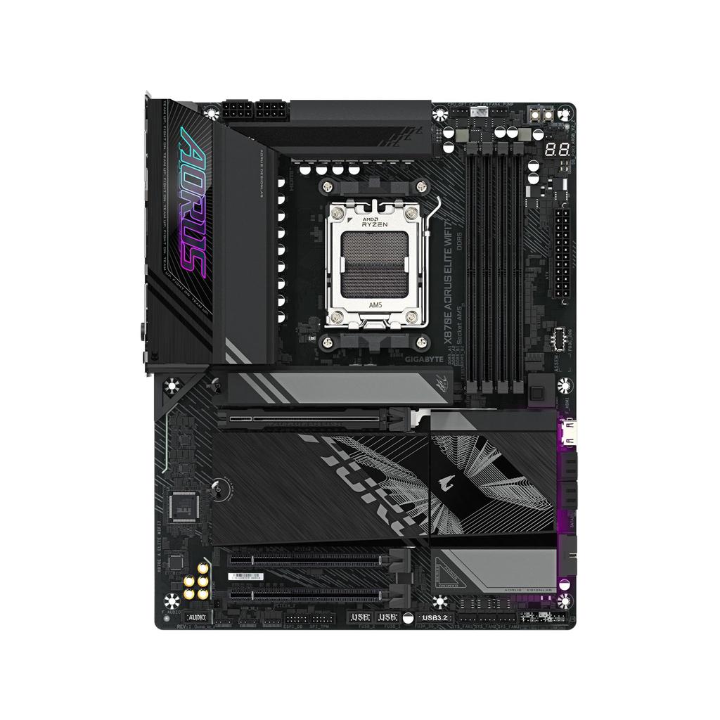 Gigabyte X870E AORUS ELITE WIFI7 ATX Motherboard with AMD X870E Chipset MB6572