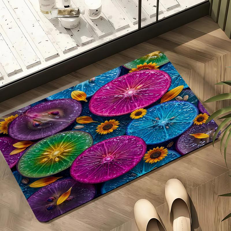 2025 New Colorful FruitsCarpet Rug for Living Room Bedroom Home Sofa Decoration,Kids play Non-slip Floor Mat