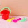 1Set Beach Toy Large Capacity Leak-proof Easy-using Cute Sand Bucket Spade Scoop Set for Children