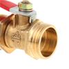Латунный шаровой кран 1/8" 1/4" 3/8" 1/2" наружная резьба BSP с ручкой