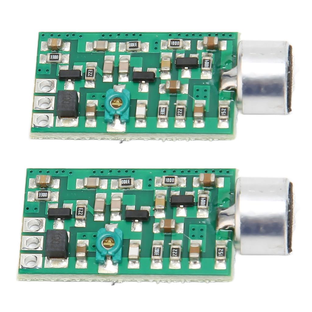 2 шт. Модуль-передатчик FM, микрофонный пикап, профессиональный V4.0, беспроводной передатчик звука для FM-радио