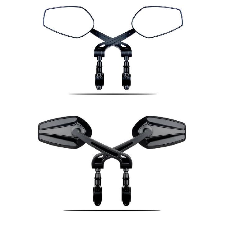 EasyDo Bicycle Rearview Handlebar Mirrors 360 Degree Rotate Cycling Rear View MTB Bike Handle Rearview Mirror