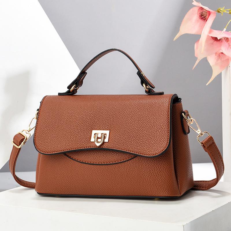 Stylish Pu Mini Square Shoulder Bag For Women With Trendy Crossbody Design In Black Pink And Khaki
