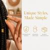 Durable Metal Hair Cuffs Gold And Silver Adjustable Hair Rings  DIY Hair Styling