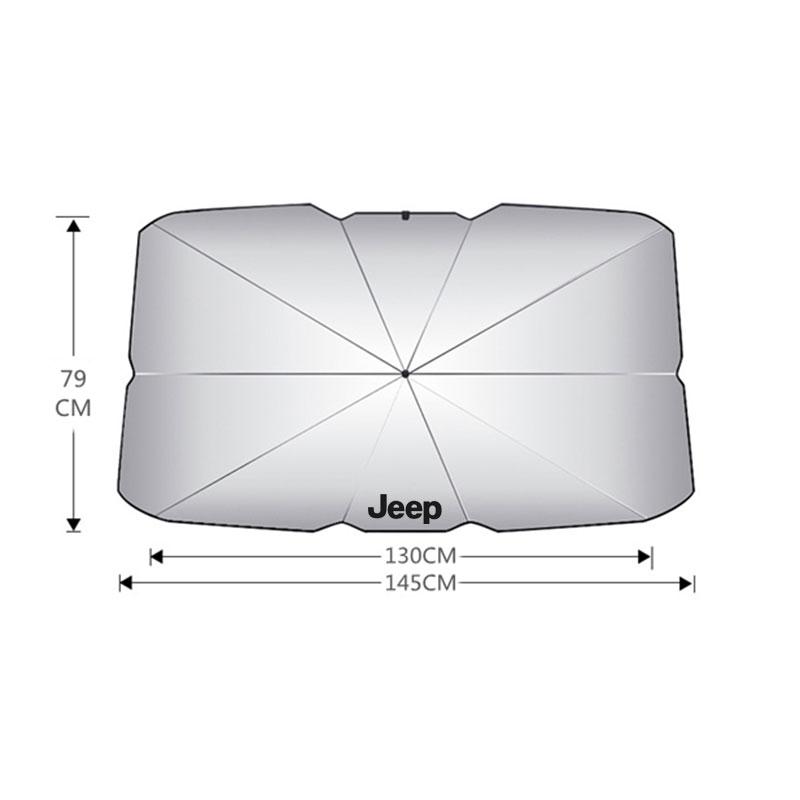 Universal UV Protection Shield Front Rear Car Window Car SunShade For Jeep Renegade Wrangler Cherokee Compass Patriot Accessorie