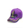 Foreign Trade Cross-Border Diamond-Encrusted European American Carnival Elements 6-Panel Adjustable Geometry Baseball Cap