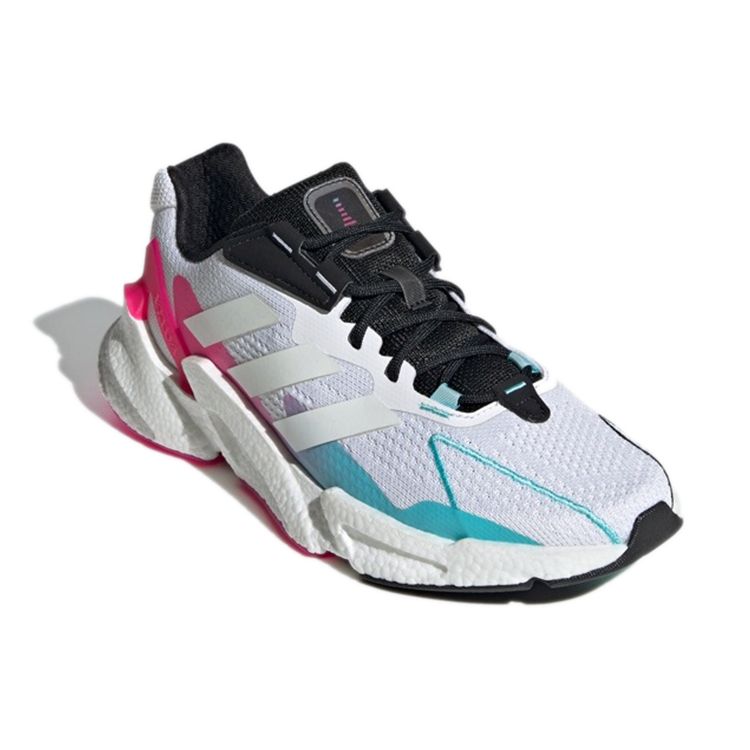 Adidas X9000L4 Удобная ткань Нескользящие Износостойкие Дышащие Низкие Марафонские Кроссовки Женские Кроссовки Белый Синий Розовый GW5841