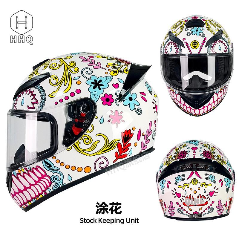 Winter Full Face Motorcycle Helmet With Spoiler All Motorbike Racing