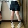 Женская короткая юбка большого размера с высокой талией, джинсовая юбка с рыбьим хвостом, полуоблегающая юбка с скрытым животом, тонкая короткая юбка на бедрах