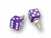 Комплект болтов лицензии Dice из 2 кубиков Луна Да Лунные глаза (фиолетовый)