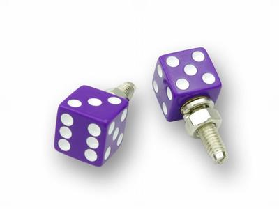 Комплект болтов лицензии Dice из 2 кубиков Луна Да Лунные глаза (фиолетовый)