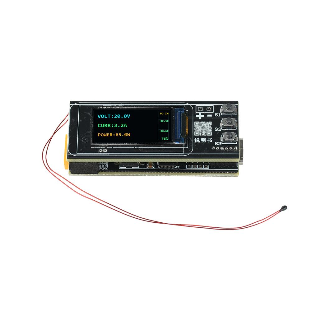 PD 140W Fast Charging Module 0.96/1.47-inch TFT IP2366 Buck-Boost 2-6S Li-ion Charge/Discharge Board DIY Power Bank Motherboard