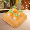 Плюшевая игрушка с редисом, морковью, клубникой, ананасом, нечеткая мягкая ПП, хлопковая набивка, маленькое животное, домашнее животное, кролик, добыча пищи, образовательная