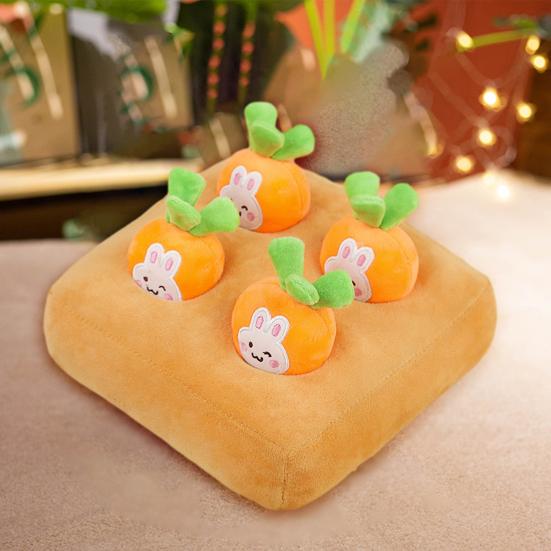 Плюшевая игрушка с редисом, морковью, клубникой, ананасом, нечеткая мягкая ПП, хлопковая набивка, маленькое животное, домашнее животное, кролик, добыча пищи, образовательная