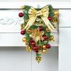 Новое поступление Рождественский венок для подвешивания дома, Рождественская гирлянда для декора входной двери, Украшения для рождественской елки, Новогодний декор