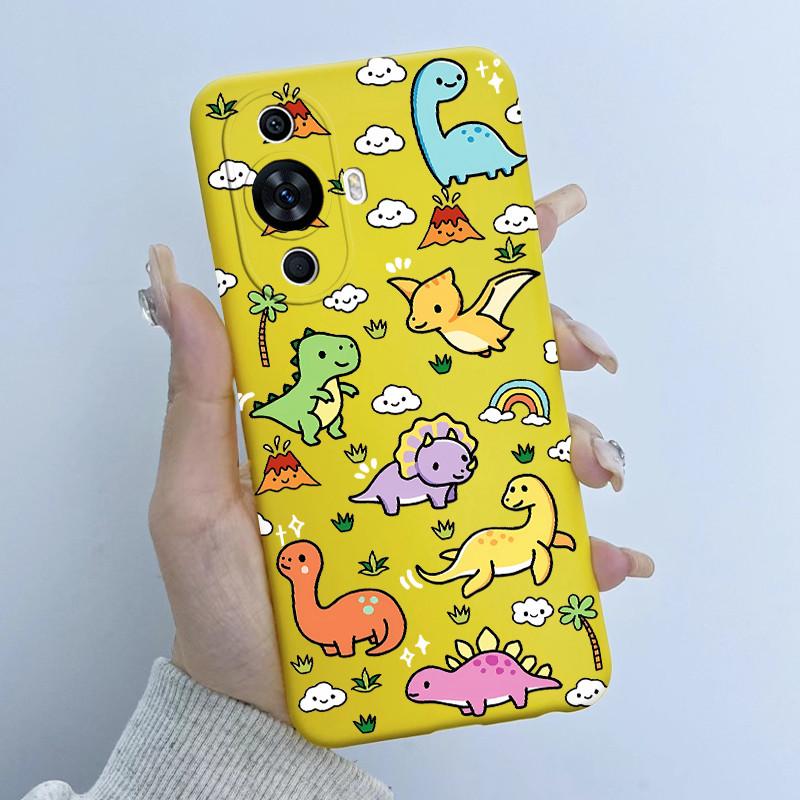 Чехол для Huawei Nova 12s FOA-LX9 Дизайн 'Цветочная Девочка' Мягкий Силиконовый Чехол для Huawei Nova 11 Nova11 Pro Ultra Nova12s Чехлы для Телефона