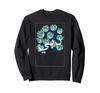 Arabic Calligraphy Floral Art Vintage Dubai Print Sweatshirt