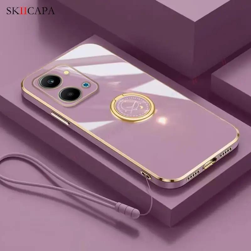 Блестящий чехол-держатель с покрытием для Honor 400 Pro, мягкий силиконовый ремешок, защитная крышка для объектива для Honor 400Pro 400 Lite