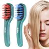 Электрический Жидкий Массажный Гребень Красный Синий Светодиод Вибрационный Массаж Эфирное Масло Жидкий Направляющий Массажер Уход За Волосами Аппликатор Для Кожи Головы