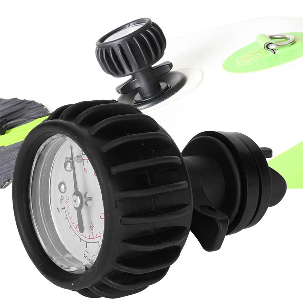 Барометр 30PSI Измеритель давления воздуха для резиновой лодки Надувная лодка Одинарный барометр с ручным насосом Аксессуары для каяка