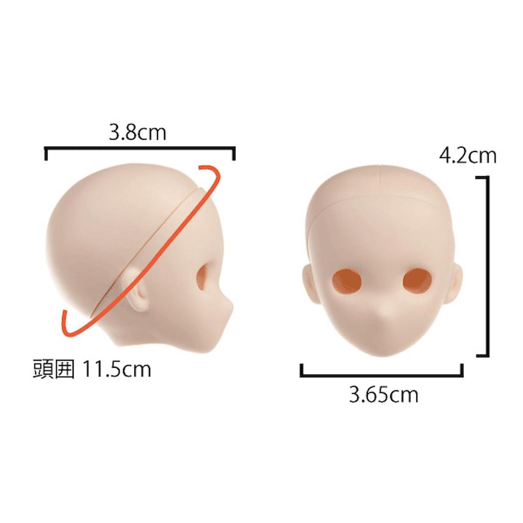 Obitsu Seisakujo OBT для масштаба Голова Obitsu Body FR-01, Натуральный, 1/6 (22см, 24см, 26см)