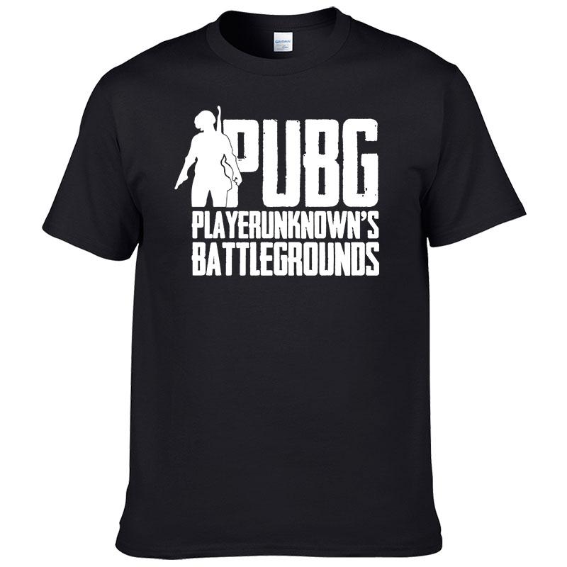 New Summer 2024 Game Pubg T Shirt Men Cotton Short Sleeve Print T-Shirt Fashion Casual Tops Cool Tees Hombre F23