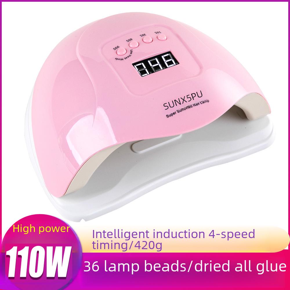 Лампа для ногтей SUNx5 Plus Sunshine: 4-скоростная светодиодная лампа для фототерапии и нанесения лака на ногти высокой мощности