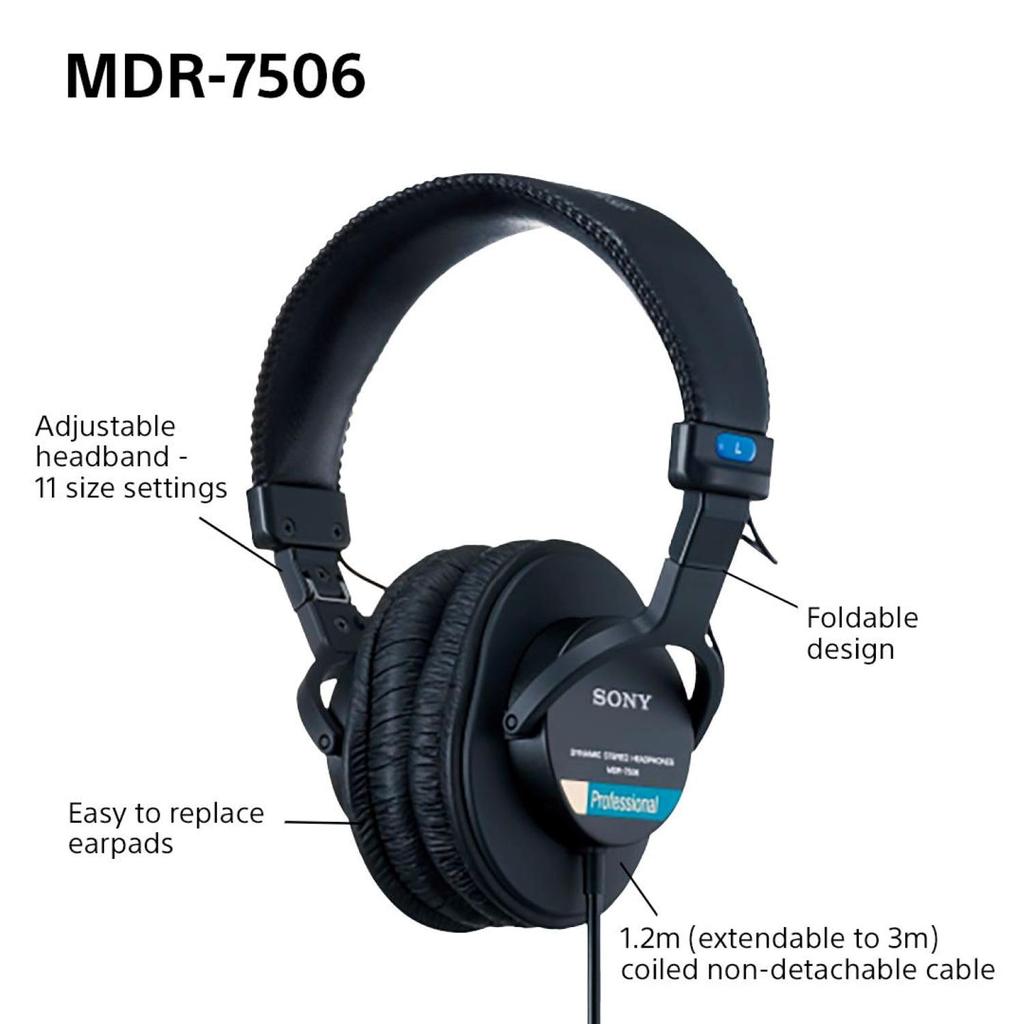 Sony Стереонаушники MDR-7506