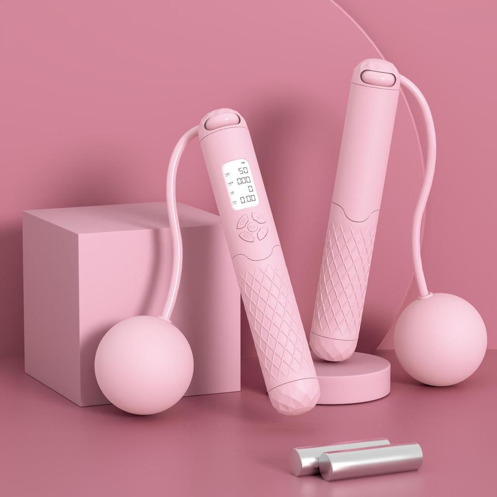 Умная беспроводная утяжеленная скакалка со счетчиком для детей и взрослых