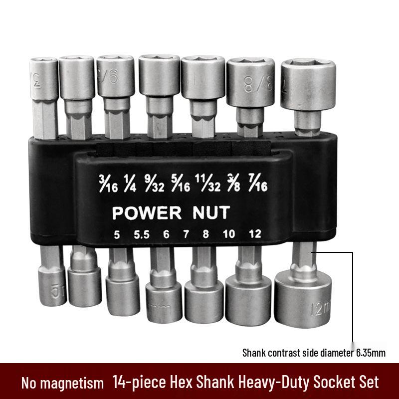 Набор шестигранных бит, 9 шт.: Электрический гайковерт и инструменты для авторемонта