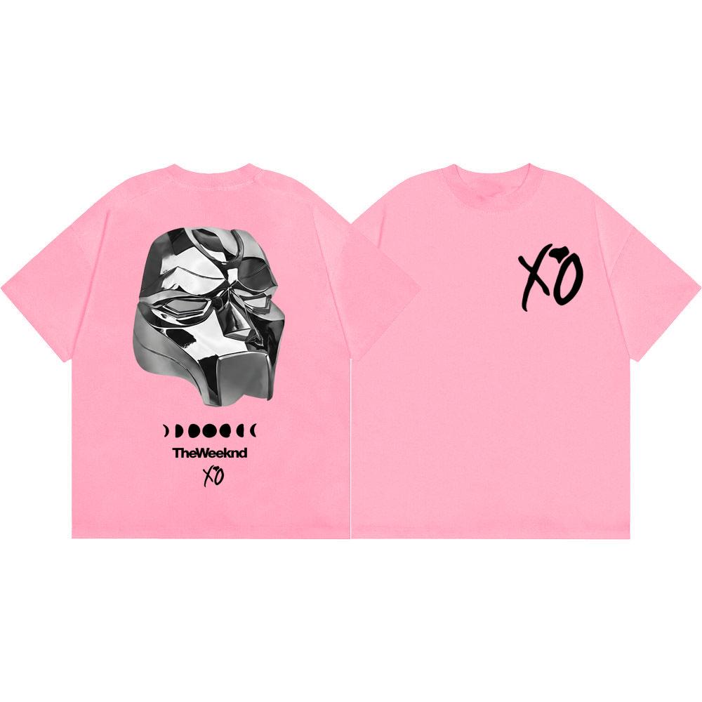 Rapper The Weeknd Merch T-shirts Men Women Hip Hop Vintage Short Sleeve T Shirts Fashion Casual 100%cotton T-shirt Streetwear